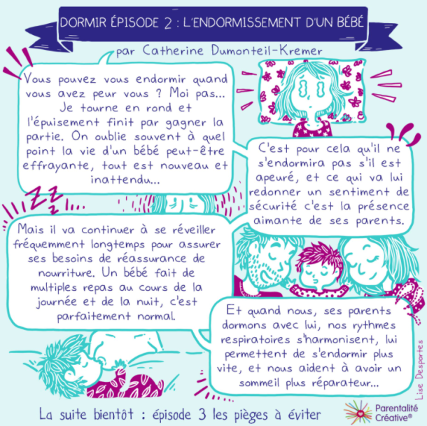 Dormir - L'endormissement d'un bébé